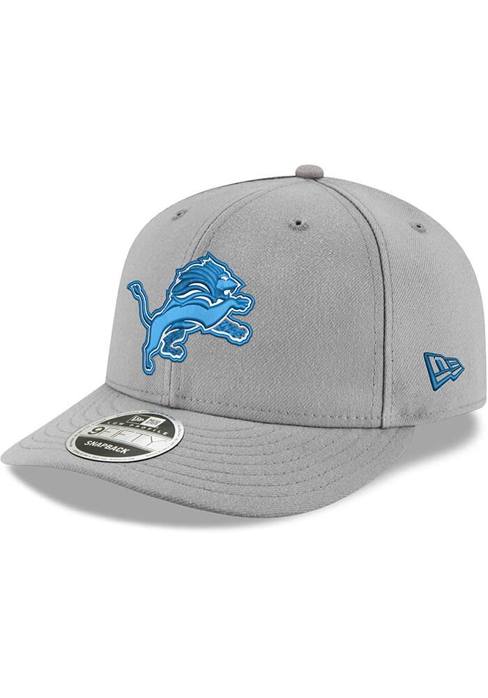 New Era Detroit Lions GREY LP9FIFTY Adjustable Hat - 59027586
