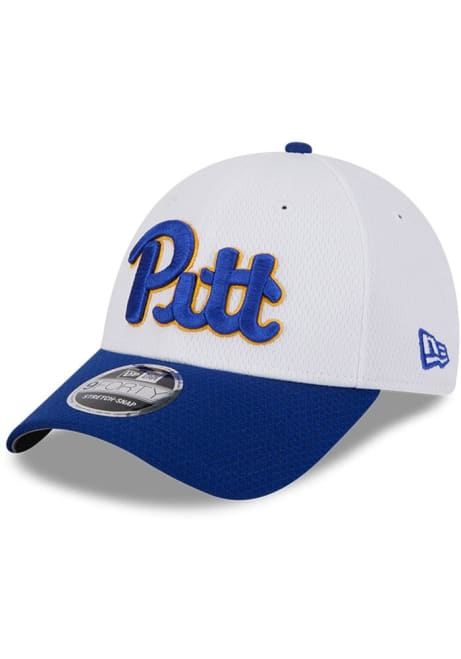 New Era White Pitt Panthers 2T Dash Stretch 9FORTY Adjustable Hat