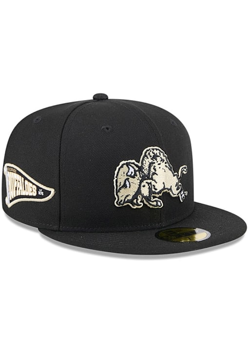 Colorado Buffaloes Mens Pennant 59FIFTY BLACK New Era Fitted Hat