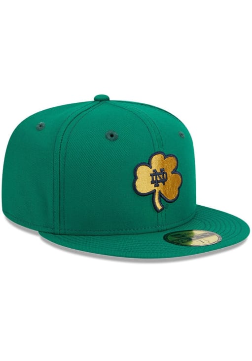 New Era Notre Dame Fighting Irish Mens Green 59FIFTY Fitted Hat