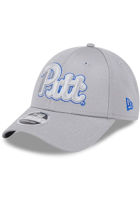 New Era Grey Pitt Panthers Pivot Stretch 9FORTY Adjustable Hat