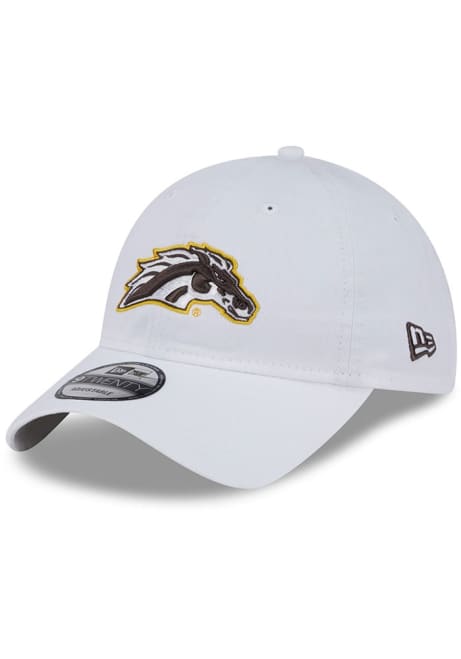 New Era White Western Michigan Broncos Evergreen 9TWENTY Adjustable Hat