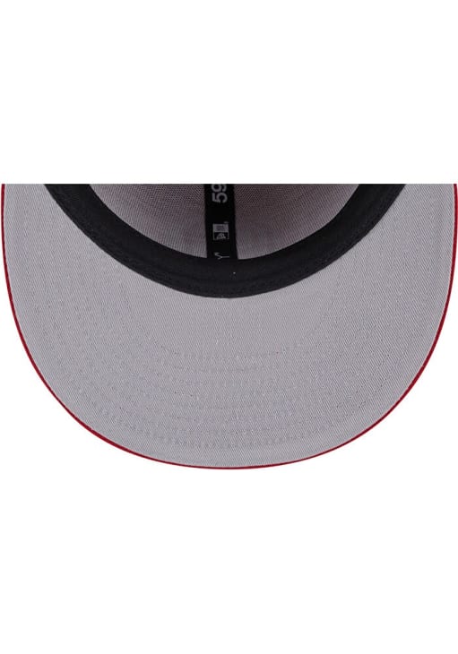New Era Ohio State Buckeyes Mens Red Pennant 59FIFTY Fitted Hat