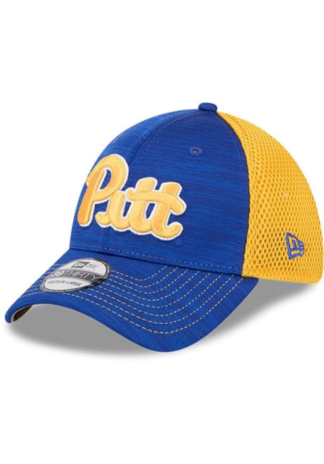 Pitt Panthers New Era 2T Tech Neo 39THIRTY Flex Hat - Blue