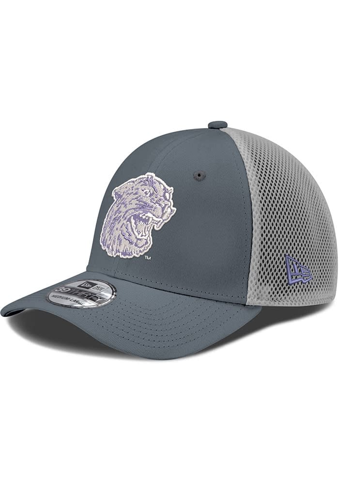 K State Wildcats New Era Neo 39THIRTY Flex Hat Grey