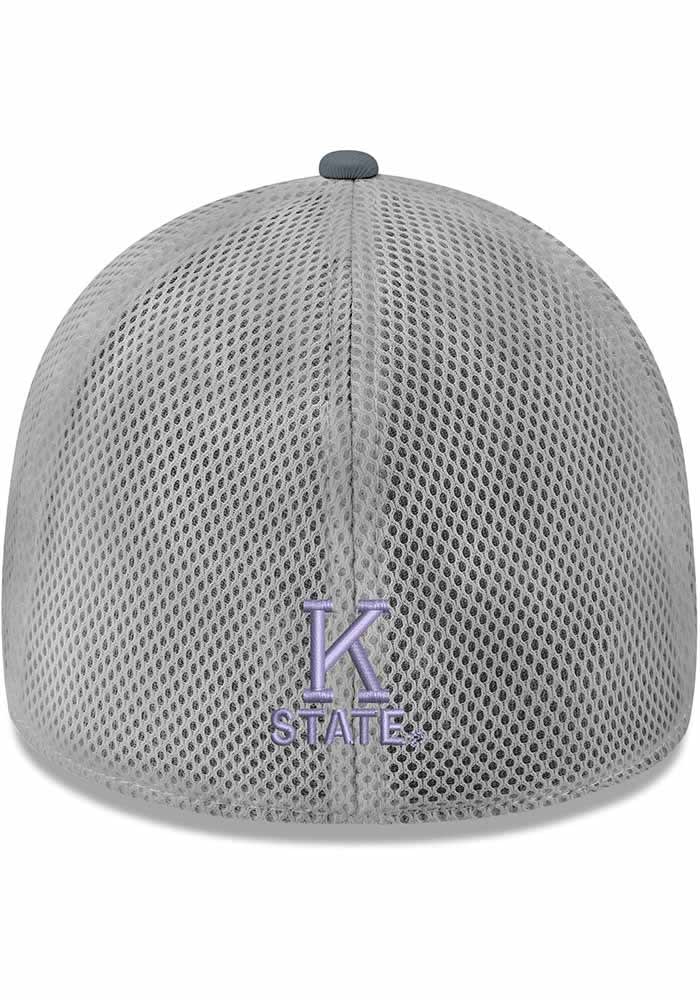 K-State Wildcats New Era GREY Neo 39THIRTY Flex Hat - 59027933