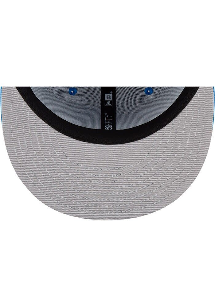 NEW ERA×LIONS 59FIFTY ALLOVER AIR FORCE Men's New Era Black Detroit Lions Geo 59FIFTY Fitted Hat