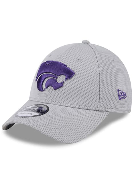 K-State Wildcats New Era Evergreen Stretch JR 9FORTY Toddler Adjustable Hat - Grey