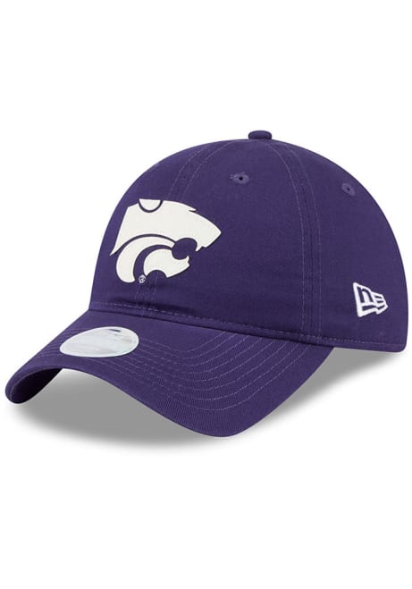 K-State Wildcats New Era Evergreen W Glitter 9TWENTY Womens Adjustable Hat - Purple