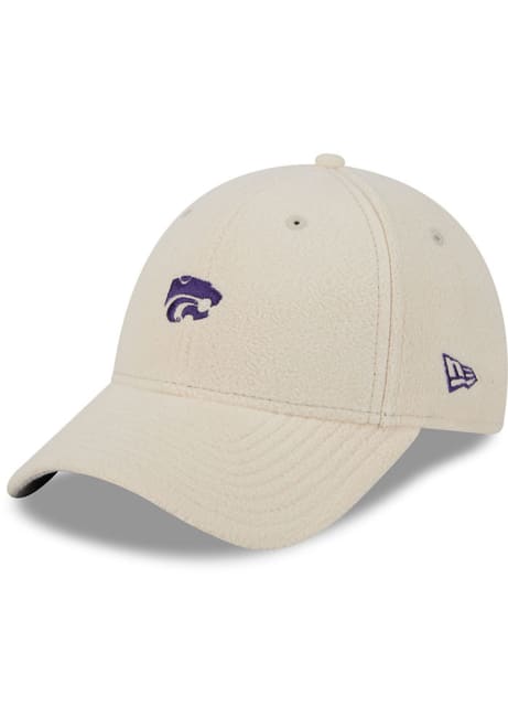 K-State Wildcats New Era Cozy Sherpa 9FORTY Womens Adjustable Hat - White