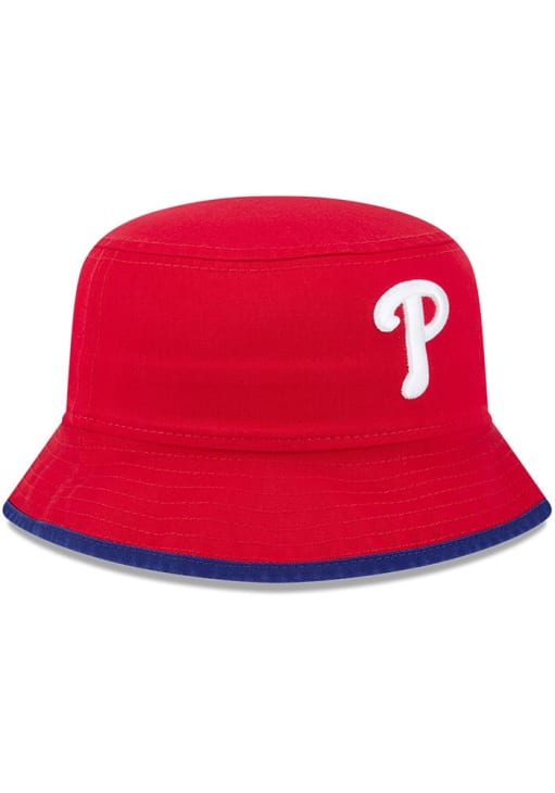 New Era Philadelphia Phillies Red Evergreen Mini Fan Youth Bucket Hat