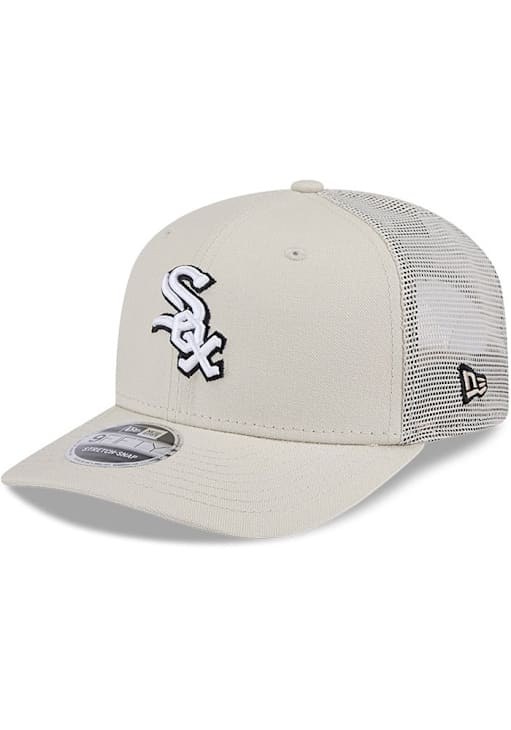 New Era Chicago White Sox STONE Canvas Trucker LP 9FIFTY - Main Image
