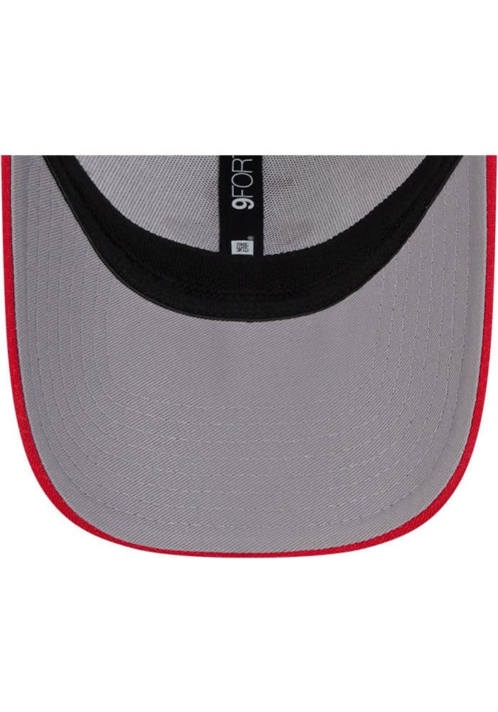 Houston Rockets キャップ グレー/レッド Houston Rockets キャップ グレー/レッド mens-new-era-red-houston-