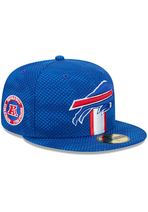 Buffalo Bills Mens 2024 Sideline OTC 59FIFTY BLUE New Era Fitted