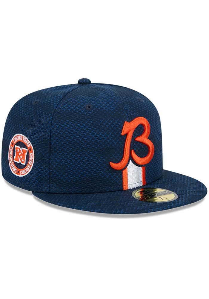 【US限定】New Era 59FIFTY Chicago Bears Draft2024 Navy Men's New Era Navy Chicago Bears 2024 Sideline 59FIFTY