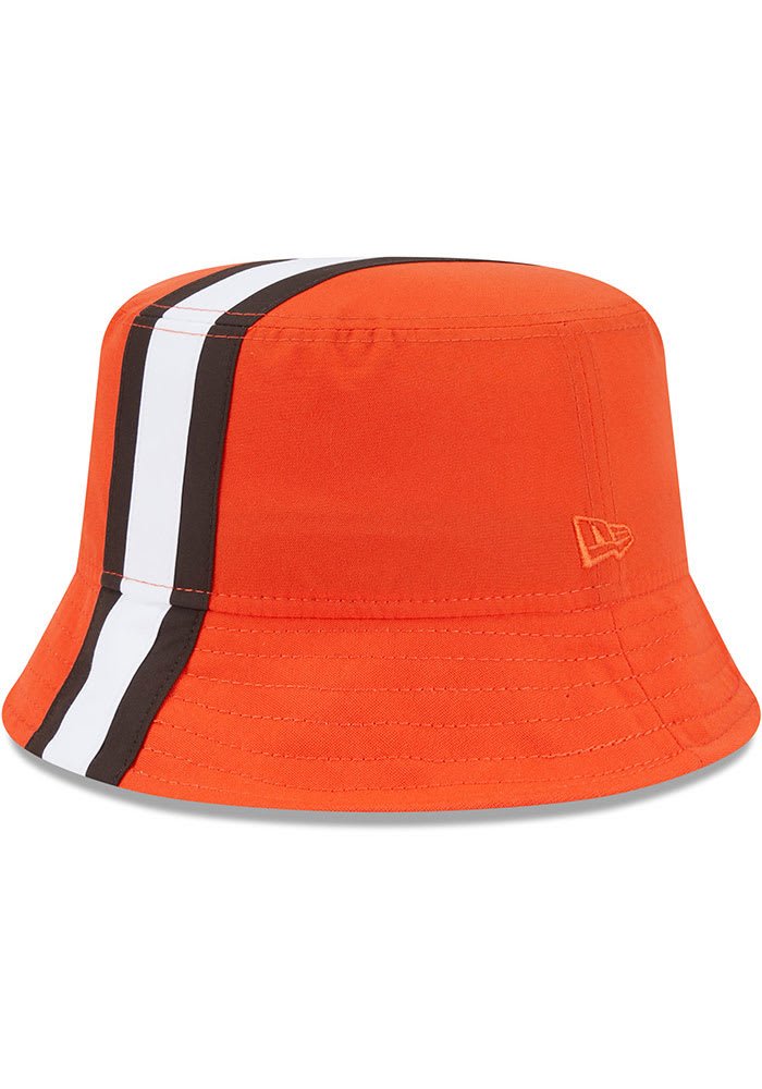 New Era Cleveland Browns Orange Helmet Mens Bucket Hat