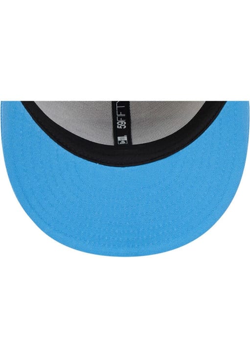 New Era Houston Oilers Mens Grey 2024 Sideline Historic 59FIFTY Fitted Hat