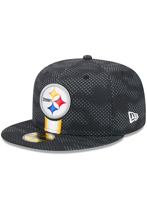 Pittsburgh Steelers Mens 2024 Sideline OTC 59FIFTY BLACK New Era