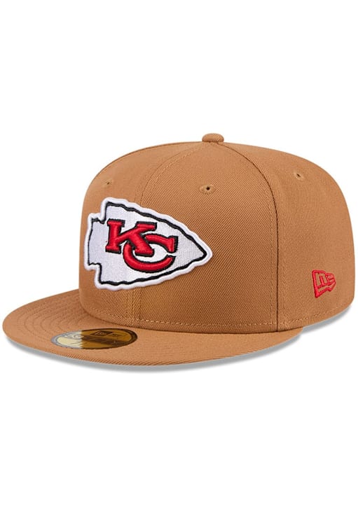 Kansas City Chiefs Mens Color Pack OTC Logo 59FIFTY TAN New Era