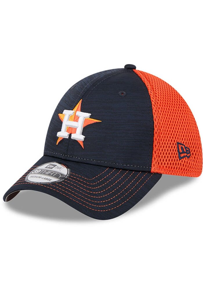 Houston Astros Mens 2T Tech Neo 39THIRTY NAVY New Era Flex Hat