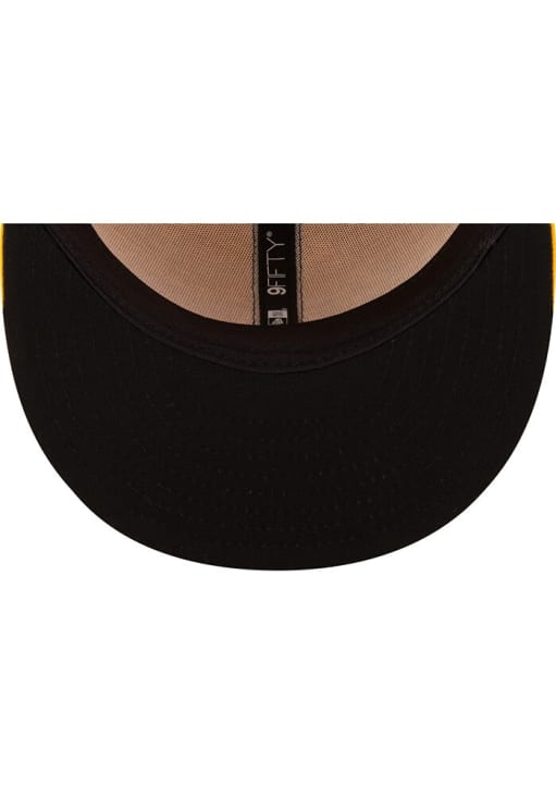 New Era Pittsburgh Steelers Gold Helmet 9FIFTY Mens Snapback Hat