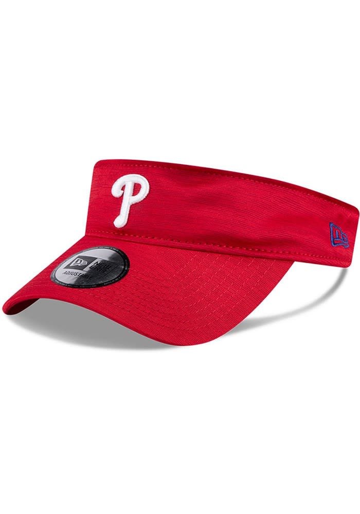 Philadelphia Phillies Tech Red New Era Adjustable Visor