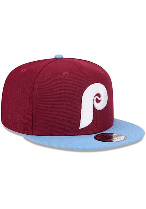 Philadelphia Phillies New Era MAROON 2T Evergreen 9FIFTY Snapback