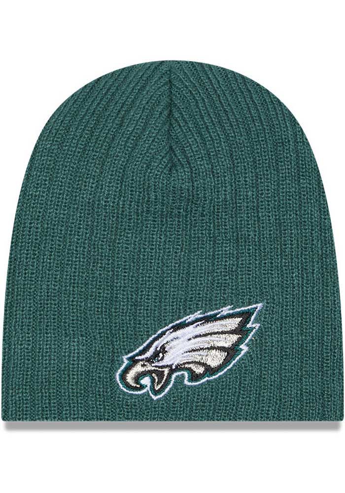 New Era Philadelphia Eagles Evergreen Mini Fan Baby Knit Hat Green
