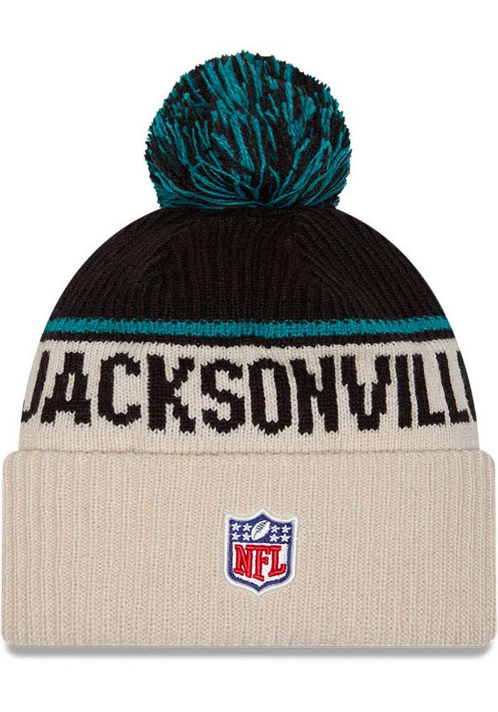 Jacksonville Jaguars New Era IVORY 2024 Sideline Historic Sport