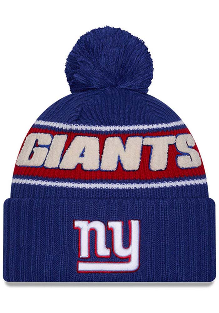 New York Giants New Era ROYAL 2024 Sideline OTC Sport Cuff Knit Hat