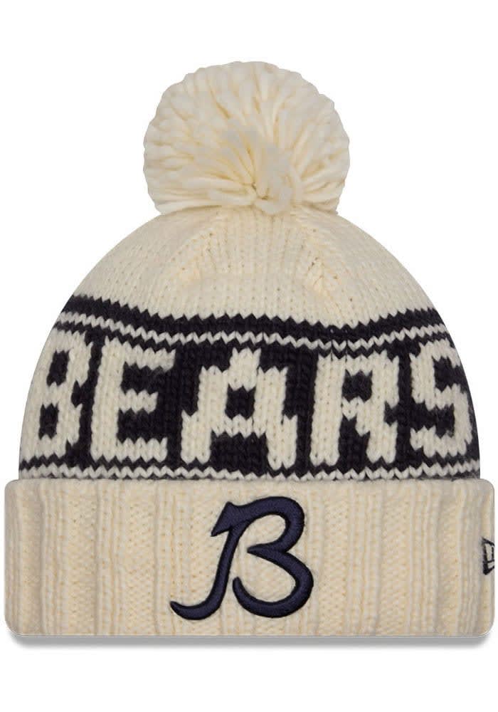 Bears on fashion field knit hat