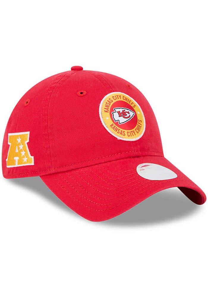 Kansas City Chiefs New Era Womens 2024 Sideline W 9TWENTY Adjustable Hat Red