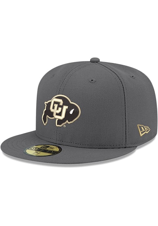 Colorado Buffaloes Mens OTC Logo Basic 59FIFTY GRAPHITE New Era