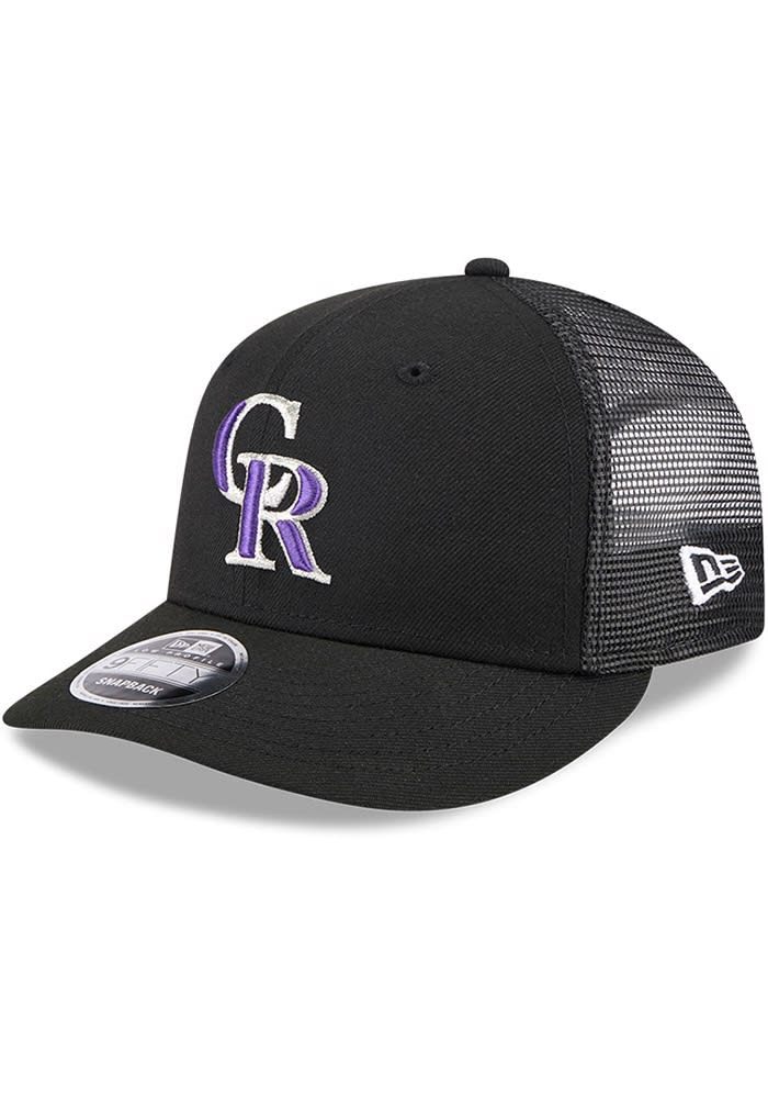 New Era Colorado Rockies BLACK Trucker LP 9FIFTY Adjustable Hat
