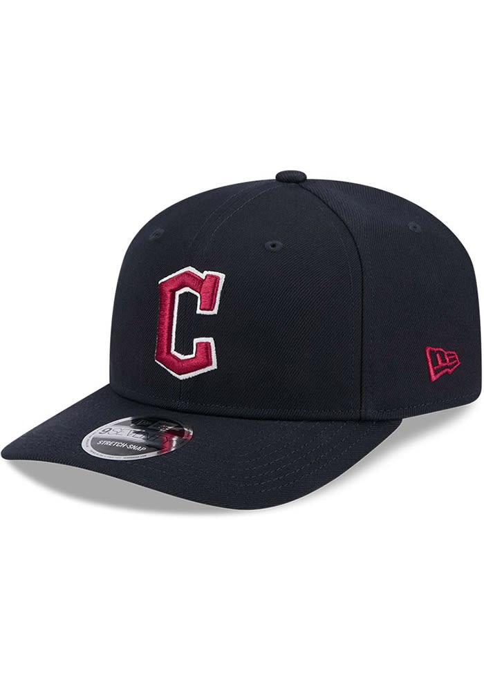 New Era Cleveland Guardians NAVY Stretch 9SEVENTY Adjustable Hat
