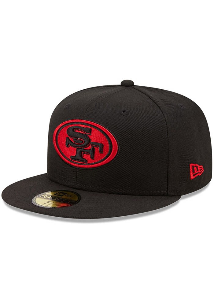 San Francisco 49ers Mens 59FIFTY Vintage BLACK New Era Fitted Hat