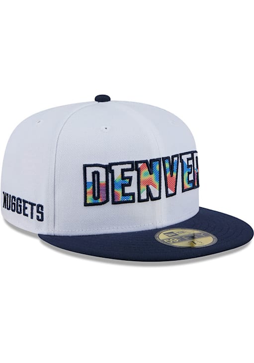 Denver Nuggets Mens 2024 NBA City Edition 59FIFTY White New Era