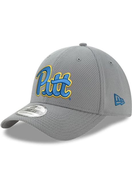 Pitt Panthers New Era 39THIRTY Flex Hat - Grey