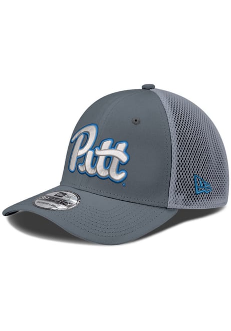 Pitt Panthers New Era NEO 39THIRTY Flex Hat - Graphite