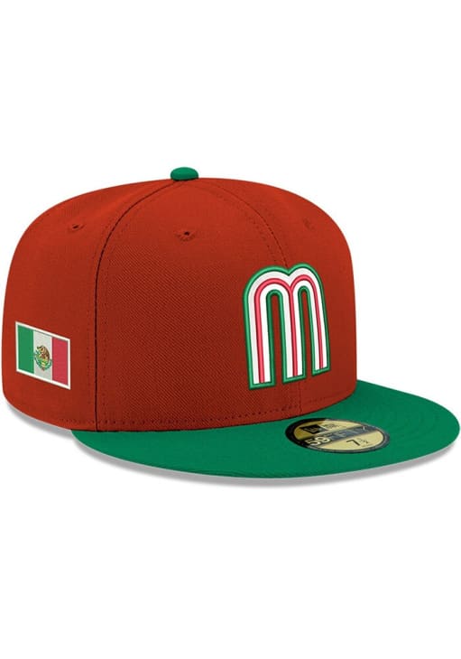 New Era Mexico National Team Mens Red 2T 59FIFTY Fitted Hat