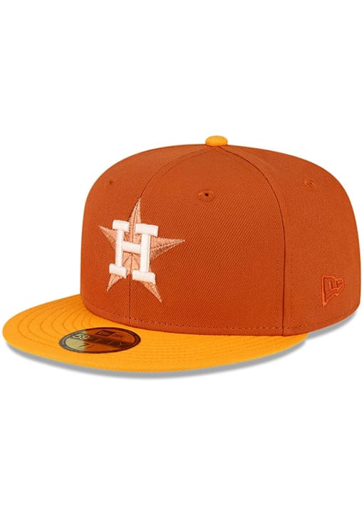 Houston Astros Mens 2T 59FIFTY RUST New Era Fitted Hat 59031868