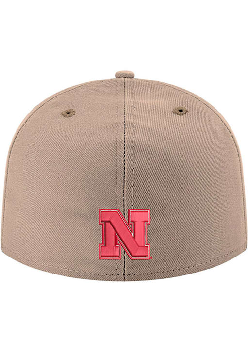 New Era Nebraska Cornhuskers Mens Brown 59FIFTY Fitted Hat