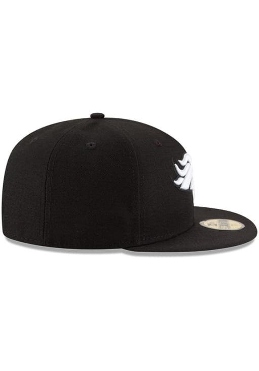New Era Denver Broncos Mens Black White Logo Basic 59FIFTY Fitted Hat