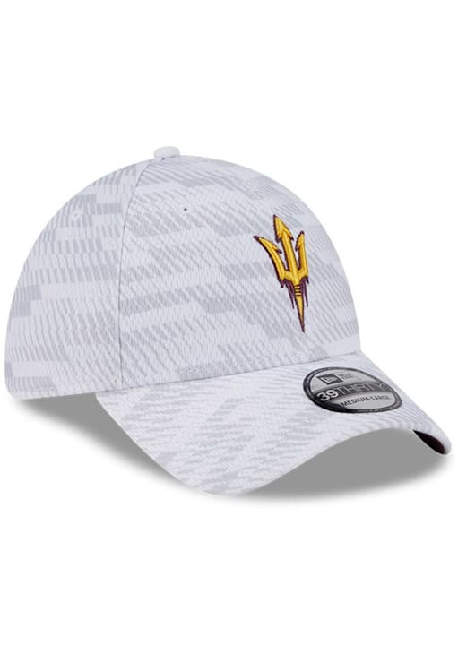 New Era Arizona State Sun Devils Mens White Graded 39THIRTY Flex Hat