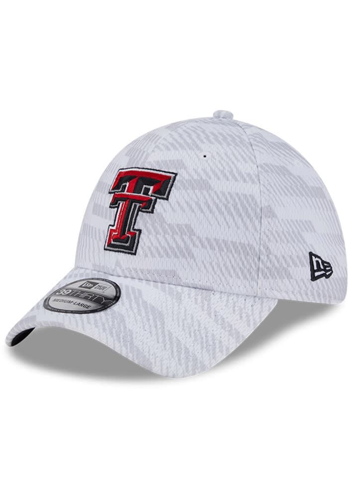 Texas Tech Red Raiders Mens Graded 39THIRTY White New Era Flex Hat