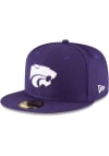 Main image for New Era K-State Wildcats Mens Purple 59FIFTY Fitted Hat