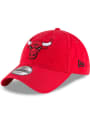 Chicago Bulls New Era Core Classic 9TWENTY Adjustable Hat - Red