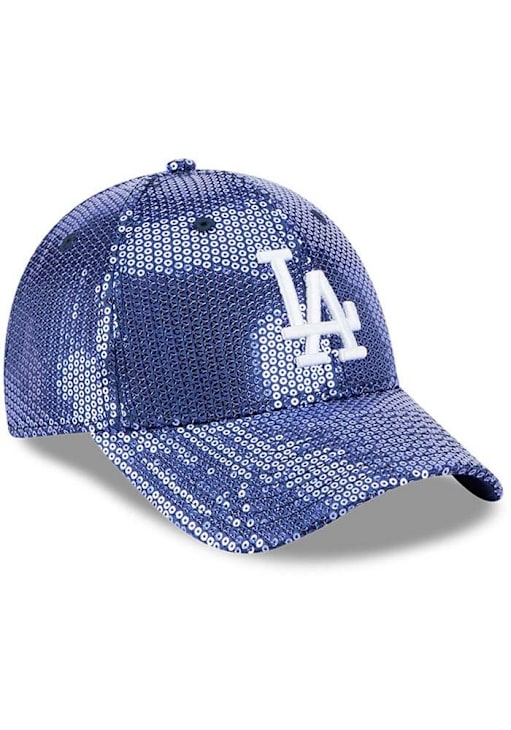 Los Angeles Dodgers New Era Womens ROYAL Sequin 9FORTY  display picture 1