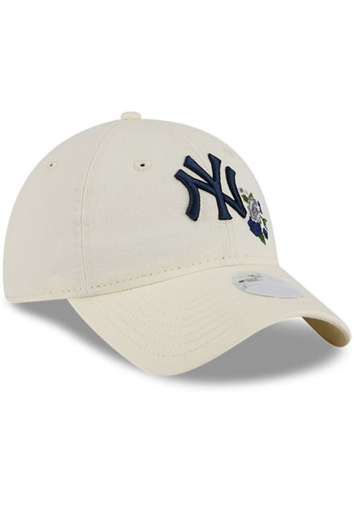 New York Yankees New Era Womens White Floral 9TWENTY Adjustable
