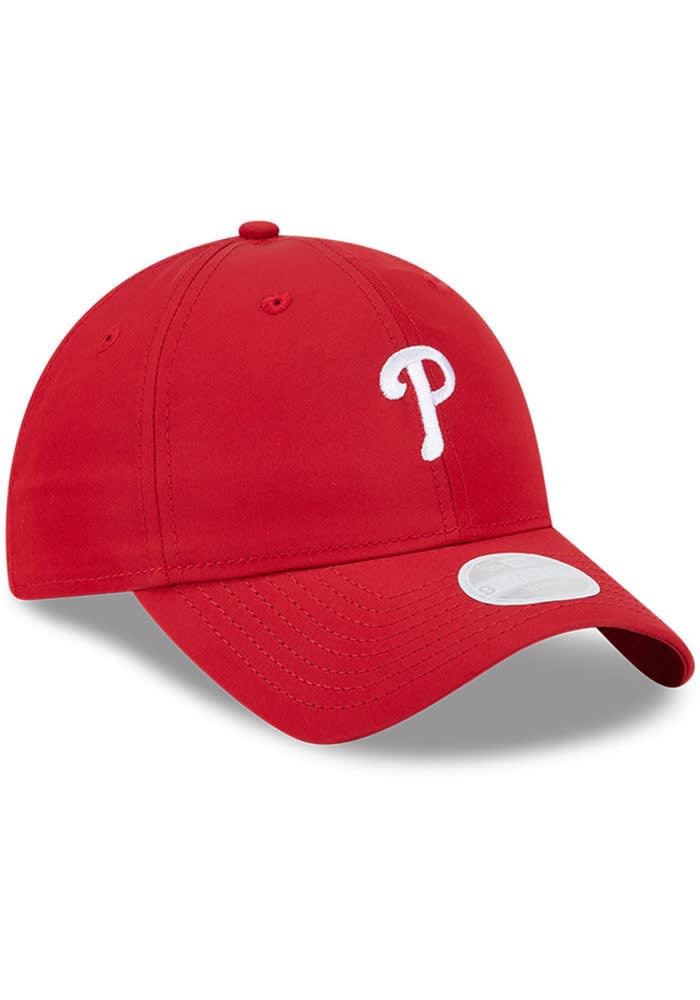 Philadelphia Phillies New Era Womens Red Ponytail 9TWENTY Philadelphia Phillies New Era Womens Red Ponytail 9TWENTY